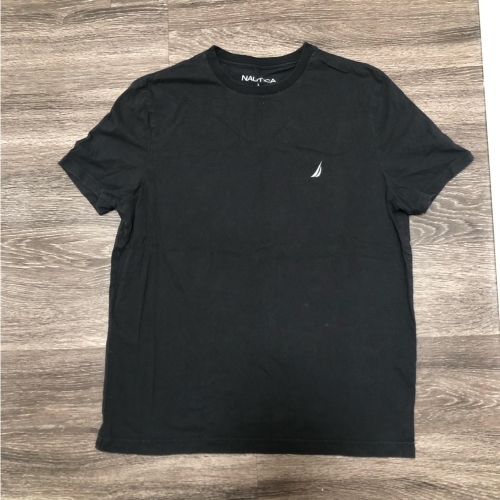 Nautica Men's T-Shirt - Black - Size L